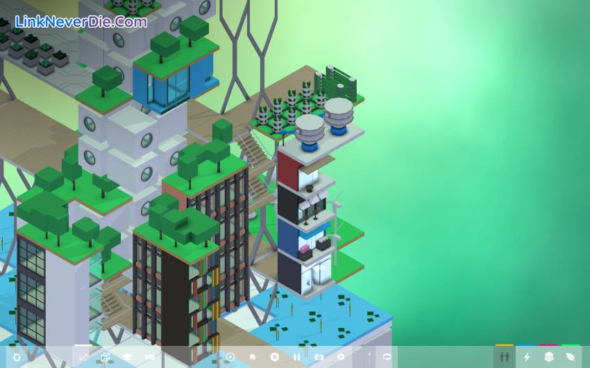 Hình ảnh trong game Block'hood (screenshot)