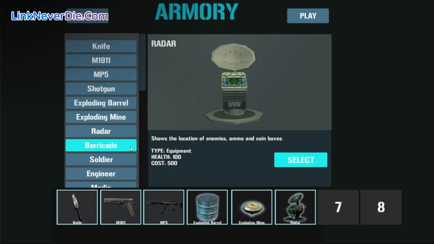 Hình ảnh trong game C.R.E.E.P.S (screenshot)