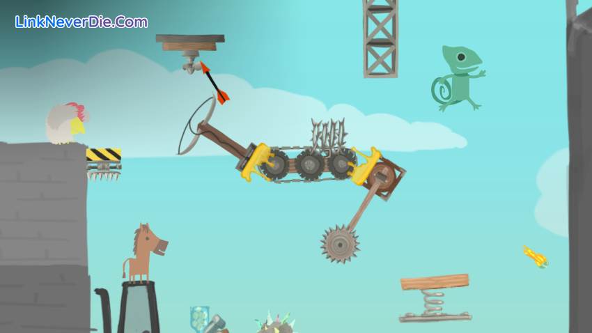 Hình ảnh trong game Ultimate Chicken Horse (screenshot)