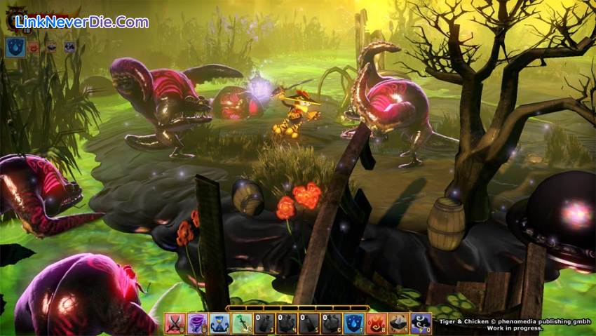 Hình ảnh trong game Moorhuhn: Tiger and Chicken (screenshot)