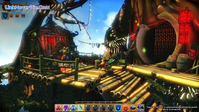 Hình ảnh trong game Moorhuhn: Tiger and Chicken (screenshot)