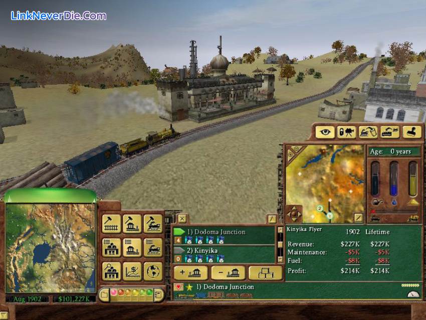 Hình ảnh trong game Railroad Tycoon 3 (screenshot)