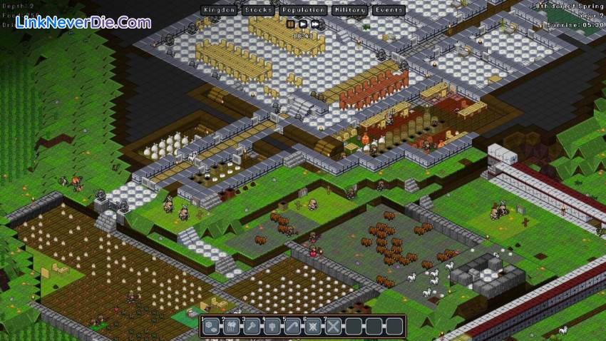 Hình ảnh trong game Gnomoria (screenshot)