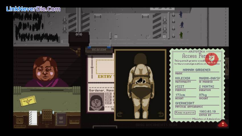 Hình ảnh trong game Papers, Please (screenshot)