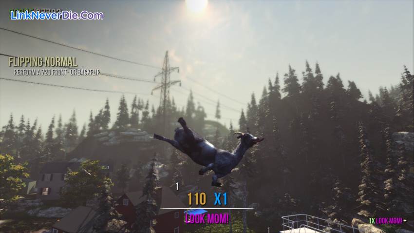 Hình ảnh trong game Goat Simulator (screenshot)