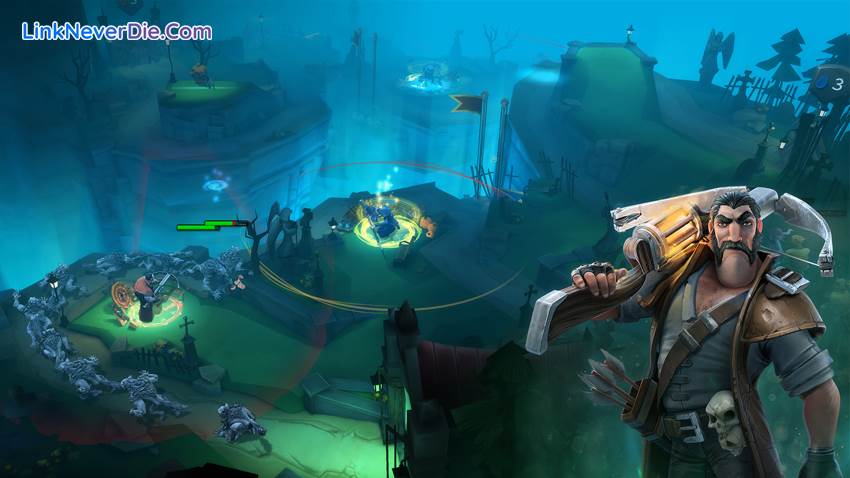 Hình ảnh trong game Hero Defense: Haunted Island (screenshot)
