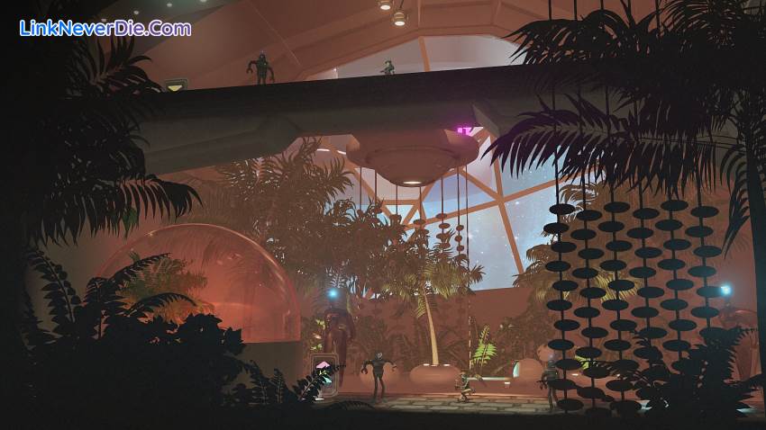 Hình ảnh trong game Headlander (screenshot)