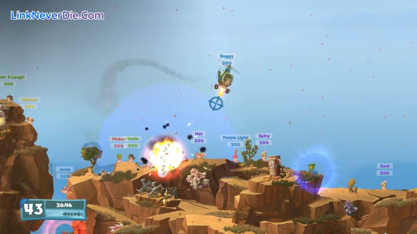 Hình ảnh trong game Worms W.M.D (screenshot)