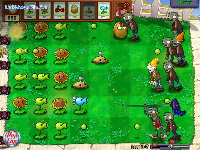 Hình ảnh trong game Plants vs. Zombies GOTY Edition (screenshot)