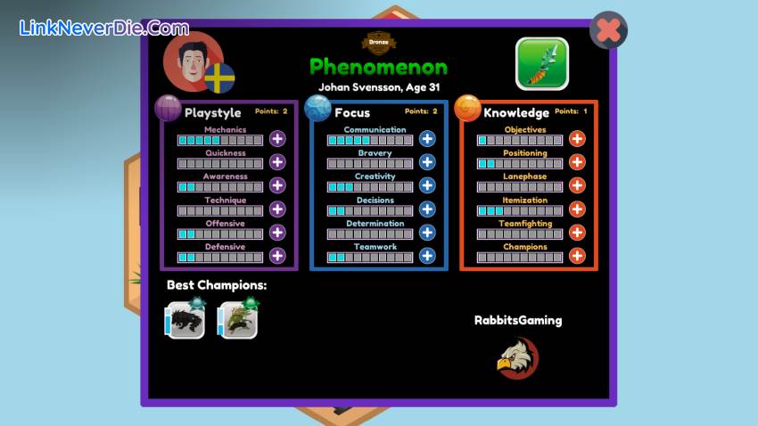 Hình ảnh trong game Pro Gamer Manager (screenshot)