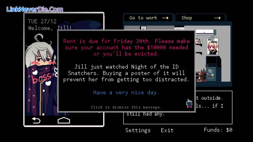 Hình ảnh trong game VA-11 Hall-A: Cyberpunk Bartender Action (screenshot)