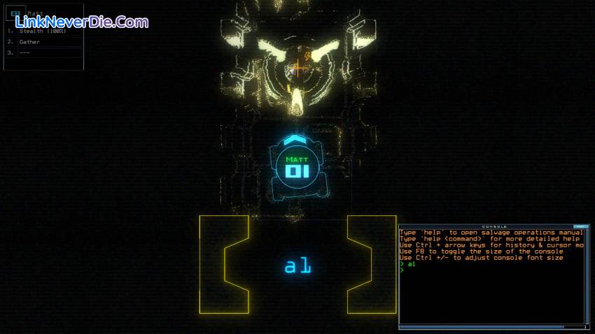 Hình ảnh trong game Duskers (screenshot)