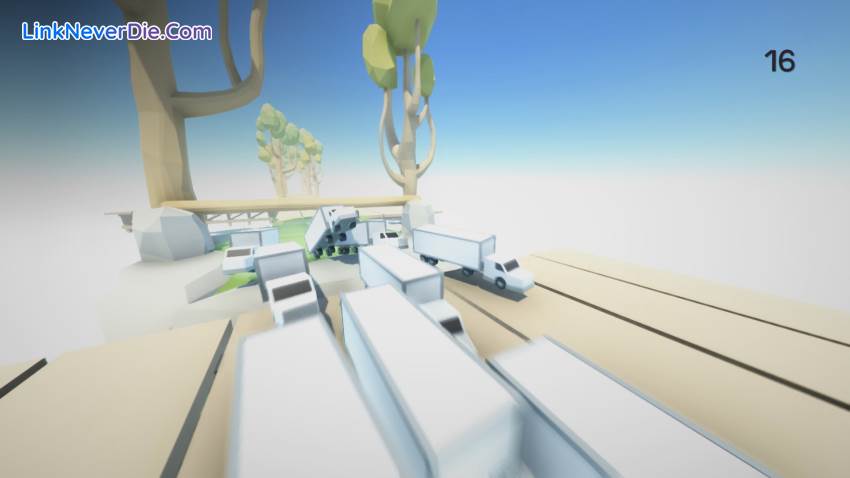 Hình ảnh trong game Clustertruck (screenshot)