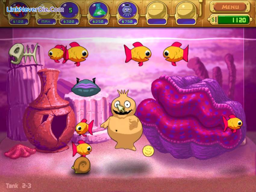 Hình ảnh trong game Insaniquarium (screenshot)