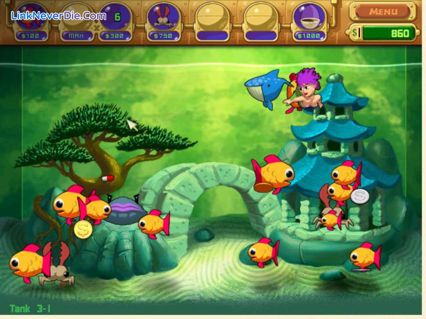 Hình ảnh trong game Insaniquarium (screenshot)
