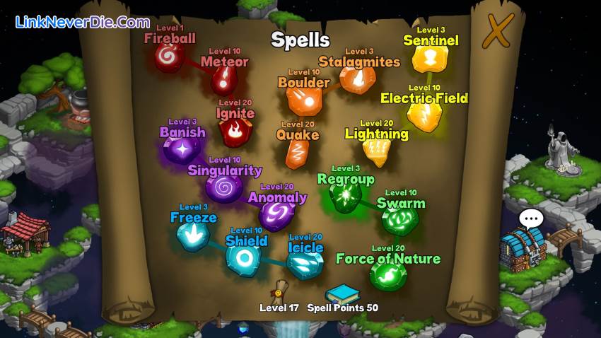 Hình ảnh trong game Rogue Wizards (screenshot)