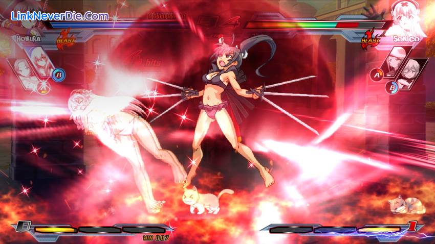 Hình ảnh trong game Nitroplus Blasterz: Heroines Infinite Duel (screenshot)