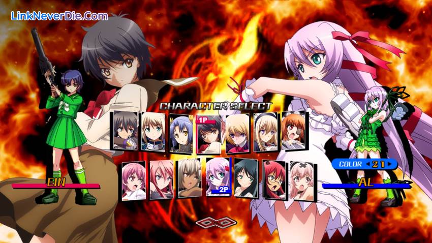 Hình ảnh trong game Nitroplus Blasterz: Heroines Infinite Duel (screenshot)