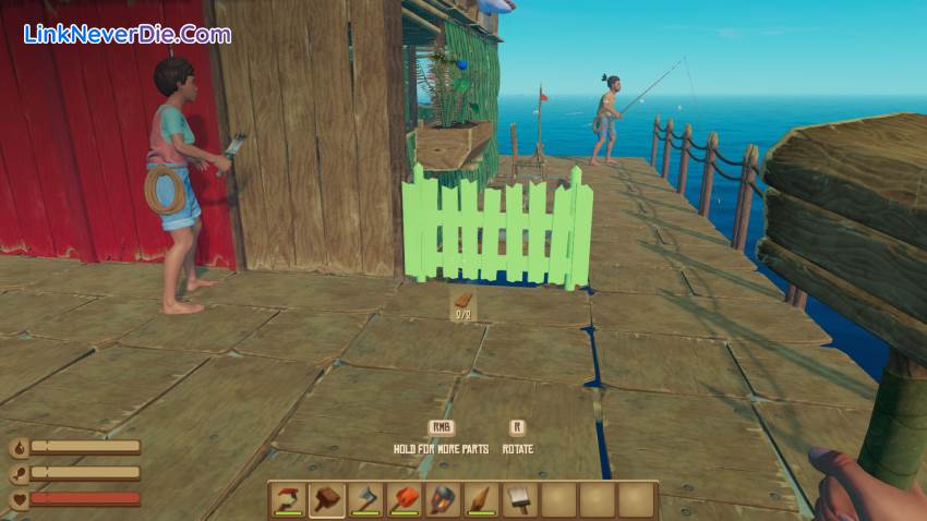 Hình ảnh trong game Raft (screenshot)