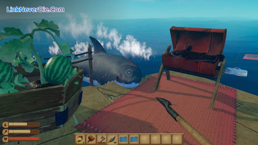 Hình ảnh trong game Raft (screenshot) Hình ảnh trong game Raft (screenshot)