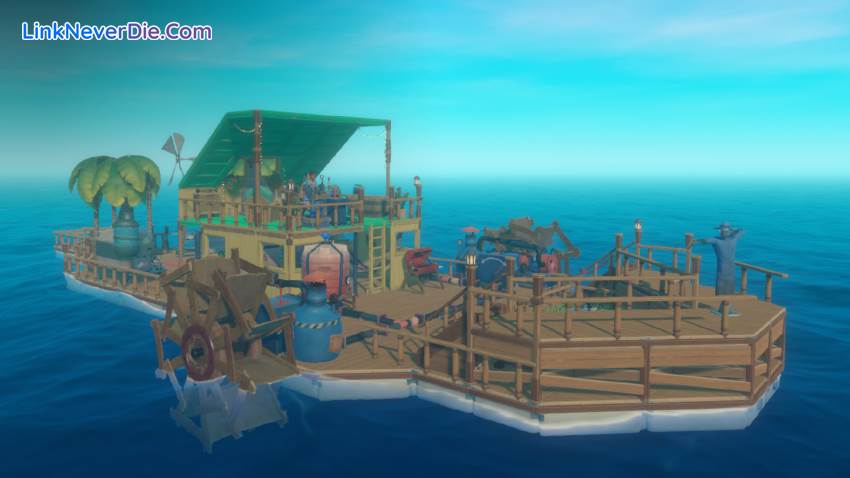 Hình ảnh trong game Raft (screenshot)