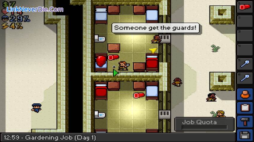 Hình ảnh trong game The Escapists (screenshot)