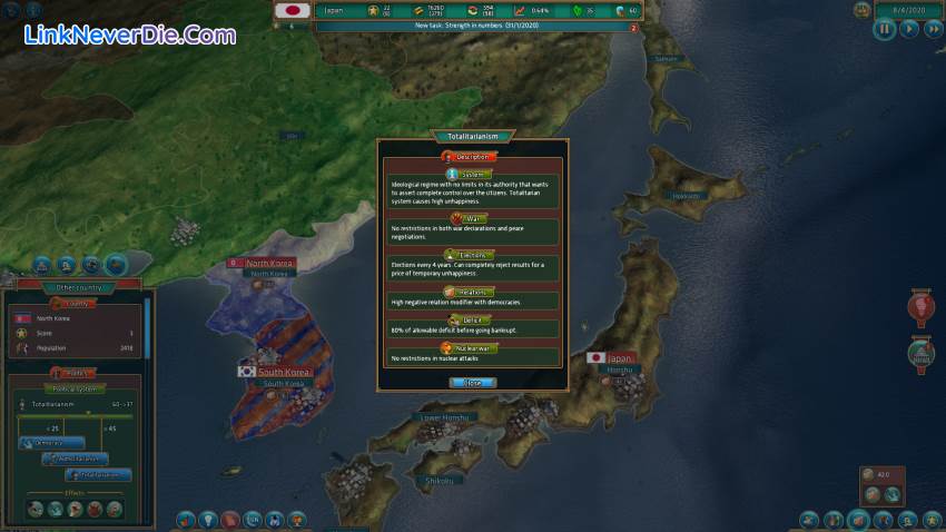 Hình ảnh trong game Realpolitiks (screenshot)