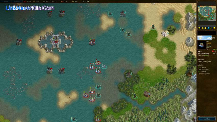 Hình ảnh trong game Battle for Wesnoth (screenshot)