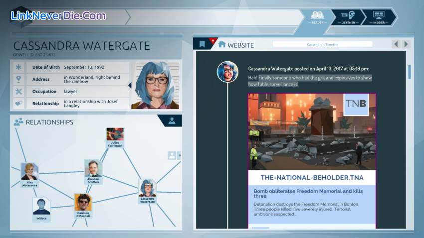 Hình ảnh trong game Orwell Deluxe Edition (screenshot)