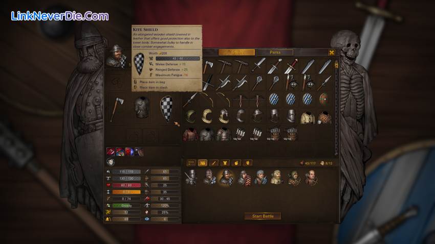 Hình ảnh trong game Battle Brothers (screenshot)