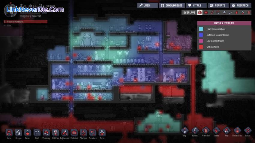 Hình ảnh trong game Oxygen Not Included (screenshot)