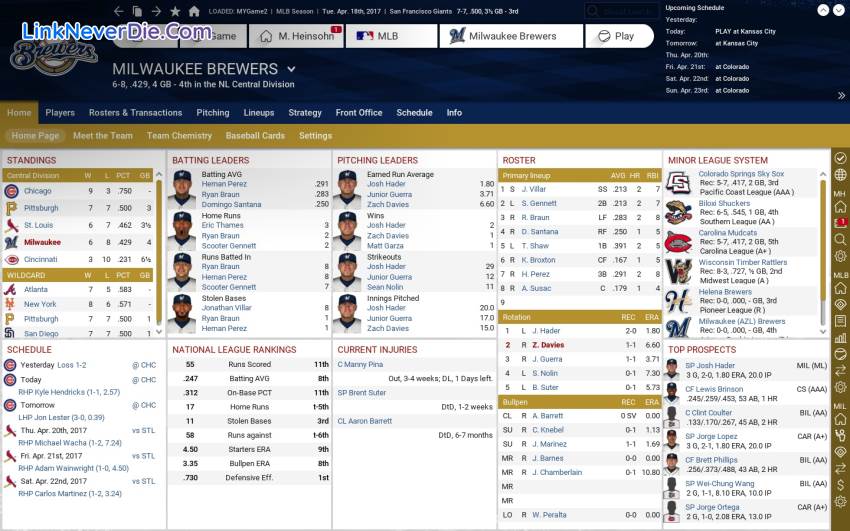 Hình ảnh trong game Out of the Park Baseball 18 (screenshot)