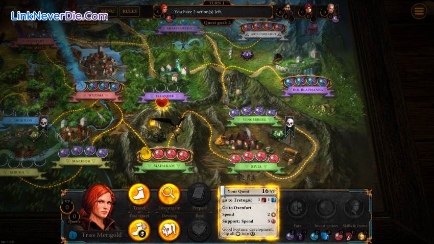 Hình ảnh trong game The Witcher Adventure Game (screenshot)