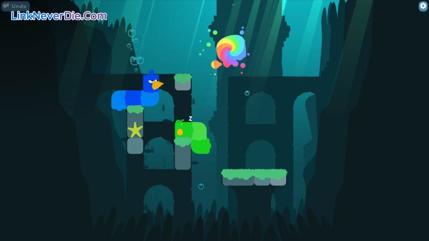 Hình ảnh trong game Snakebird (screenshot)