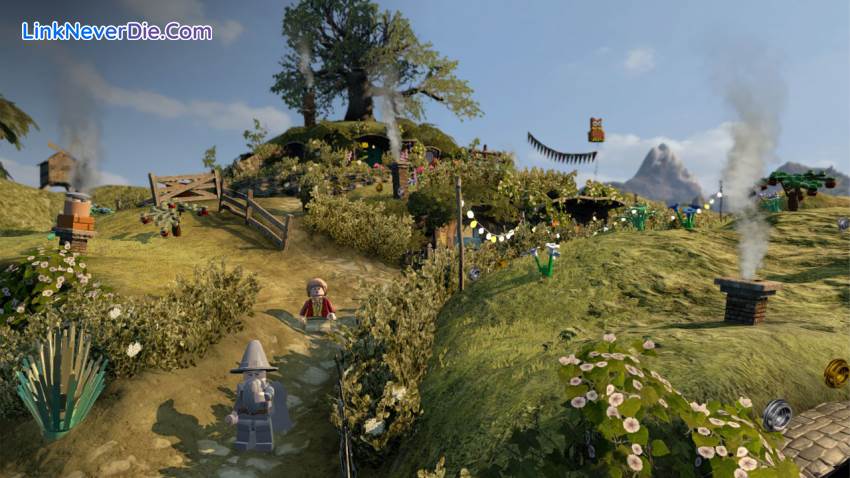 Hình ảnh trong game LEGO The Hobbit (screenshot)