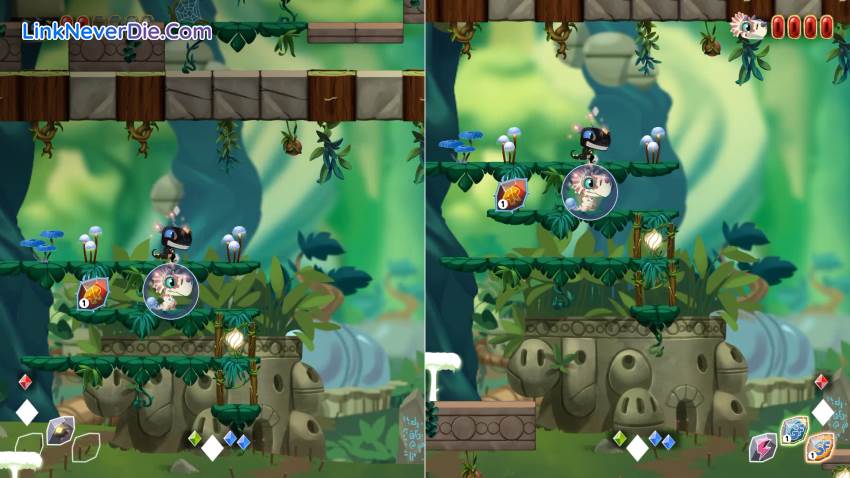 Hình ảnh trong game DragoDino (screenshot)