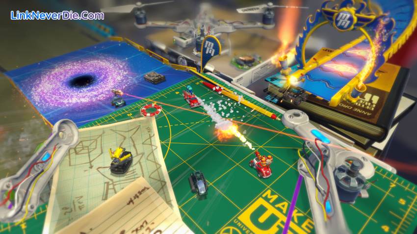 Hình ảnh trong game Micro Machines World Series (screenshot)