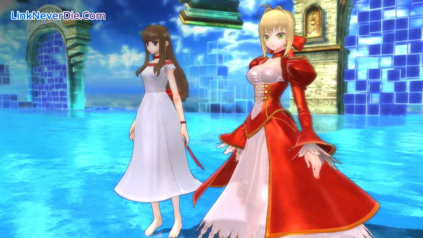 Hình ảnh trong game Fate/EXTELLA (screenshot)
