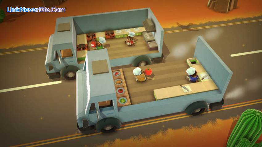 Hình ảnh trong game Overcooked (screenshot)