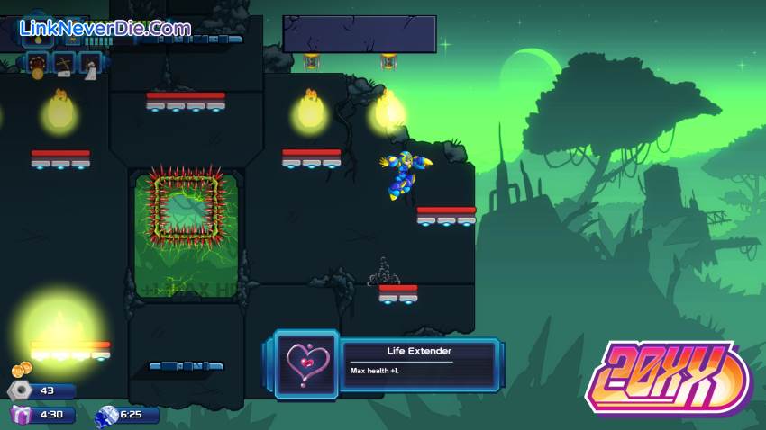 Hình ảnh trong game 20XX (screenshot)