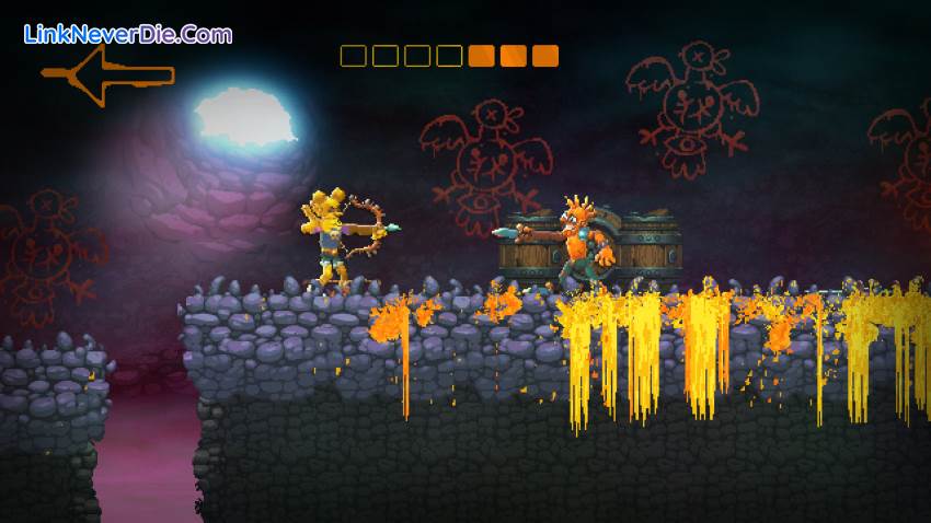 Hình ảnh trong game Nidhogg 2 (screenshot)