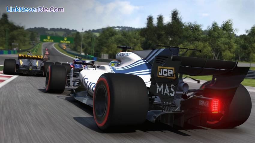 Hình ảnh trong game F1 2017 (screenshot)