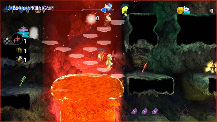 Hình ảnh trong game Spelunker Party (screenshot)