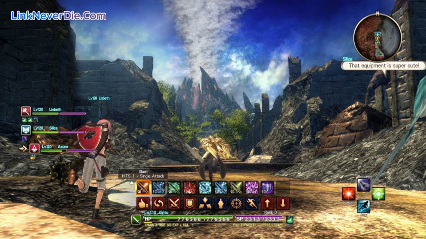 Hình ảnh trong game Sword Art Online: Hollow Realization (screenshot)