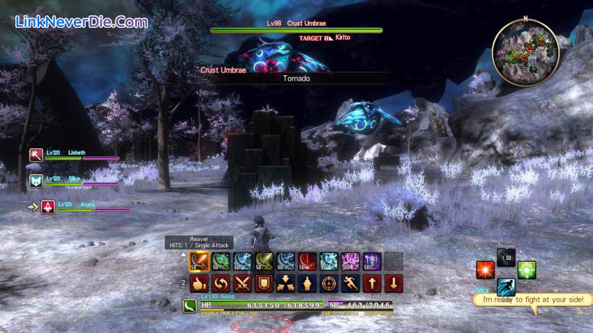 Hình ảnh trong game Sword Art Online: Hollow Realization (screenshot)