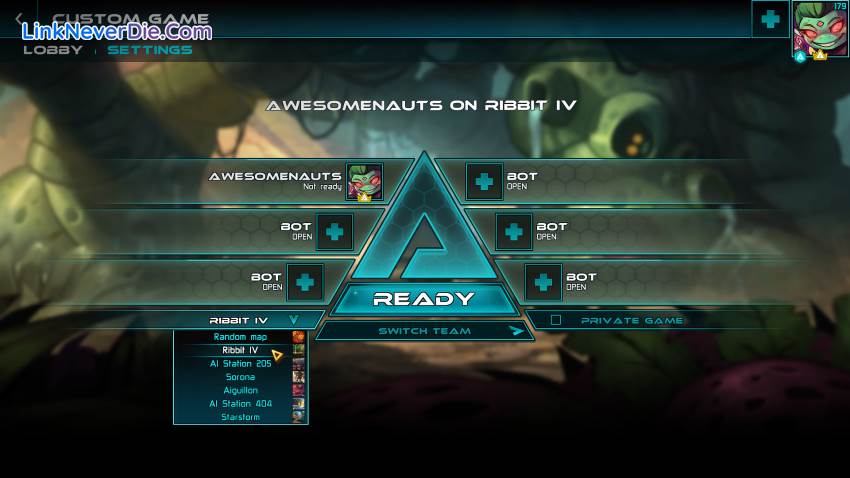 Hình ảnh trong game Awesomenauts (screenshot)