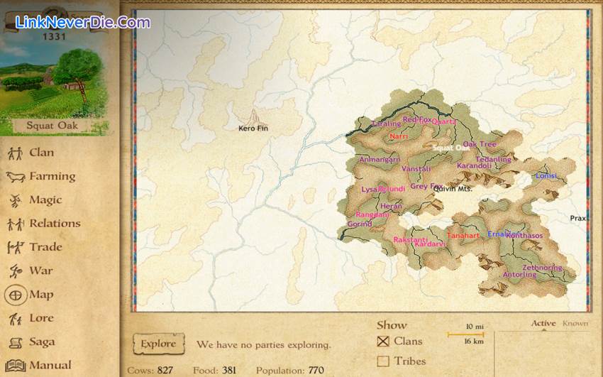 Hình ảnh trong game King of Dragon Pass (screenshot)