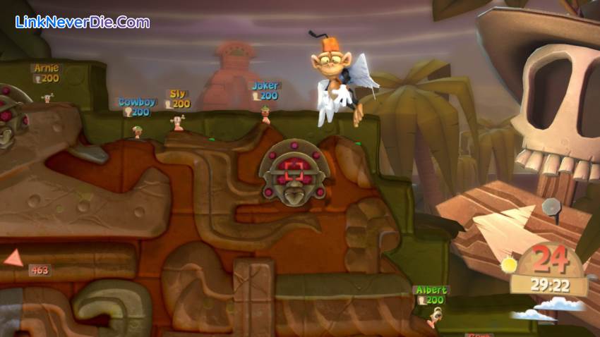 Hình ảnh trong game Worms Clan Wars (screenshot)