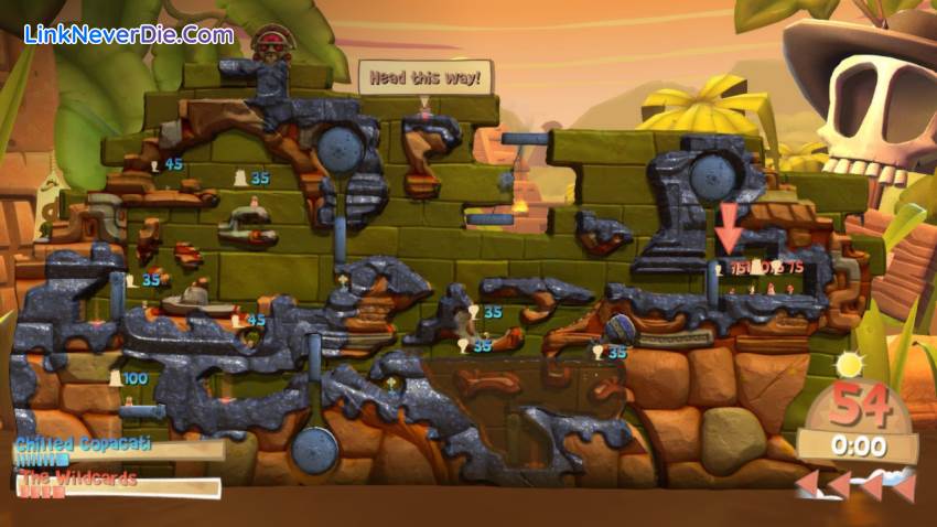 Hình ảnh trong game Worms Clan Wars (screenshot)