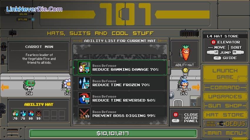 Hình ảnh trong game Boss 101 (screenshot)